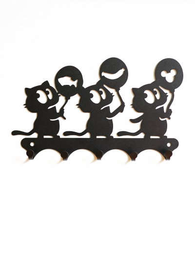 Ключница настенная "коты"