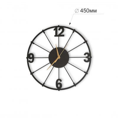 Часы настенные металлические HOME "фортуна 45"